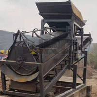 Convoyeur à bande de 500 mm de largeur, maille de tamis de 8 mm, gravier, sable de rivière, machine de criblage de sable portable pour l'usine de lavage d'or de placer