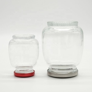 Sortie d'usine Forme ronde 4oz 6oz Pots à tartiner aux fraises Bocal à <span class=keywords><strong>confiture</strong></span> en verre hermétique <span class=keywords><strong>de</strong></span> haute qualité pour le stockage des aliments - Product Image 3