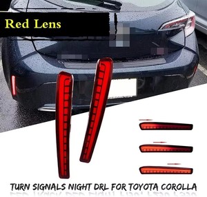 ไฟสะท้อนหลังไฟท้ายกันชนพร้อมไฟเลี้ยว LED สำหรับ Toyota <span class=keywords><strong>altis</strong></span> <span class=keywords><strong>Corolla</strong></span> L XLE 2019 2020 <span class=keywords><strong>2021</strong></span> - Product Image 4