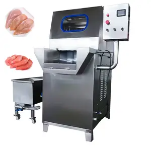 Máquina de inyección de carne y salsa, totalmente automática, de frecuencia variable, con inyección de hueso con alto rendimiento