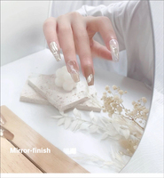 Présentoir rectangulaire sans cadre en verre pour cartes de couleurs, présentoir pour faux ongles, vernis gel, étagère de présentation pour manucure
