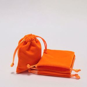Bolsa Pequeña de Terciopelo con Cordón para Joyería, Bolsa para Auriculares con Logotipo Personalizado - Product Image 2