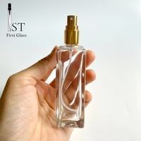Flacon de parfum en verre transparent de 20 ml, flacon pulvérisateur, boîte en papier blanche et noire pour parfum avec insert en éponge, boîte pliante en papier, impression personnalisée