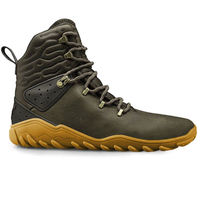 Botte de randonnée en cuir imperméable Off Road avec semelle au sol ferme pieds nus et protection thermique