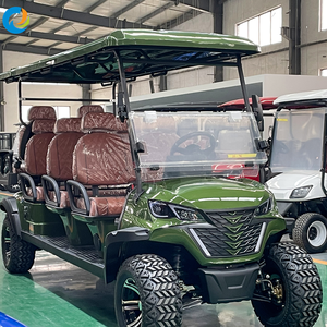 Golf Cart Elettrico a 6 Posti per Resort, Veicolo Navetta EV a 8 Posti, Buggy Turistico con Approvazione CE - Product Image 1
