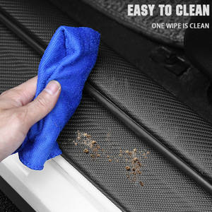 ENSEMBLE personnalisé 3D Logo <span class=keywords><strong>seuil</strong></span> <span class=keywords><strong>de</strong></span> <span class=keywords><strong>porte</strong></span> <span class=keywords><strong>de</strong></span> voiture en Fiber <span class=keywords><strong>de</strong></span> carbone autocollant <span class=keywords><strong>seuil</strong></span> côté anti-rayures Film étanche 60CM 40CM - Product Image 3