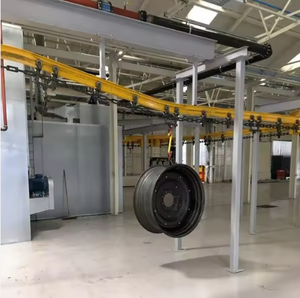Revestimento pó Transporte suspenso Roller Chain <span class=keywords><strong>Overhead</strong></span> Trolley Sistema transportador confiável para transporte industrial - Product Image 6
