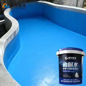 Pintura Impermeabilizante Azul de Primera Calidad <span class=keywords><strong>para</strong></span> <span class=keywords><strong>Piscinas</strong></span>, Revestimiento Impermeable <span class=keywords><strong>para</strong></span> Tanques de Concreto, Depósitos, <span class=keywords><strong>Piscinas</strong></span> de Gunite y Áreas de <span class=keywords><strong>Piscinas</strong></span> - Product Image 2