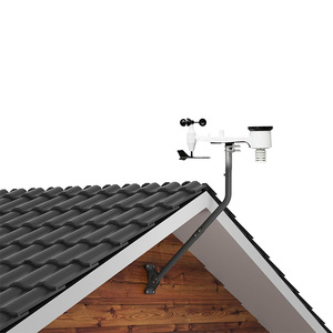 Poteau de montage d'<span class=keywords><strong>antenne</strong></span> robuste JH-Mech pour toit ou mur, facile à utiliser, résistant aux intempéries, en acier noir, montage mural - Product Image 1