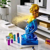 Nouvel arrivage Service de galvanoplastie personnalisé 3D imprimé en plastique métal Art Statue ornement trophée modèles