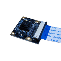 Módulo de cámara Raspberry Pi OV5647 Módulo de 5M OV5647 5MP Lente ojo de pez gran angular de 130 grados Módulo de cámara Raspberry Pi 3/2 Modelo B