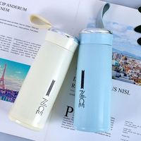 Bouteille d'eau personnalisée avec logo, jolies tasses de voyage, gobelets de randonnée et de sport pas chers, bouteille d'eau en verre mignonne pour enfants et écoliers, cadeau idéal