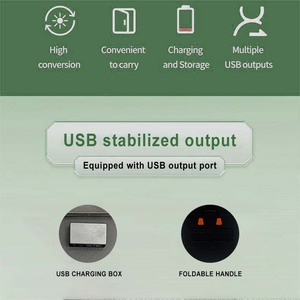แผงโซลาร์เซลล์แบบพับได้ พลังงานใหม่ 120 วัตต์ - Product Image 3