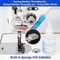 Nouvel applicateur d'huile magnétique industriel en acier pour machine à coudre, antidérapant et anti-rupture, avec guide de fil et crochet