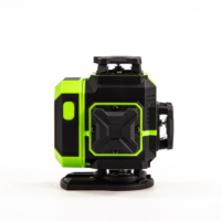Nouveau modèle de niveau laser vert à 16 lignes, qualité industrielle, 4x360, laser rotatif 4D, haute précision, avec alimentation par batterie