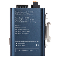 Convertidor de protocolo DPM01 de larga garantía ODOT Modbus-RTU a Profibus-DP Modbus Gateway 1 puerto RS485