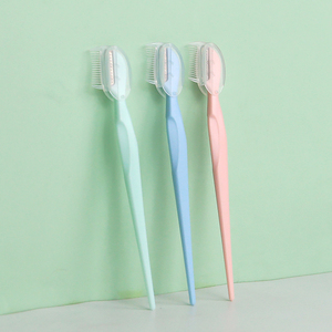 Cuchillas <span class=keywords><strong>de</strong></span> un solo filo <span class=keywords><strong>de</strong></span> acero inoxidable para mujer, removedor <span class=keywords><strong>de</strong></span> vello Facial, maquinilla <span class=keywords><strong>de</strong></span> afeitar coreana para <span class=keywords><strong>cejas</strong></span> - Product Image 4
