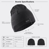 Gorra de Ciclismo Personalizada, Gorra de Ciclismo y Montañismo con Logotipo Impreso, Gorro de Calavera con Forro de Satén