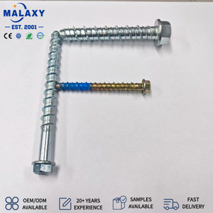 Vis d'ancrage à tête hexagonale galvanisée à chaud Malaxy, type <span class=keywords><strong>cale</strong></span> pour béton - Product Image 2