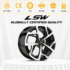 ล้อแม็กซ์ LSW LS8041 แบบโมโนบล็อกฟอร์จ ขนาด 18-24 นิ้ว สีดำหน้าเจียร 5 ก้าน ขอบอัลลอยด์ PCD และ ET แบบกำหนดเอง สำหรับรถแต่ง - Product Image 3