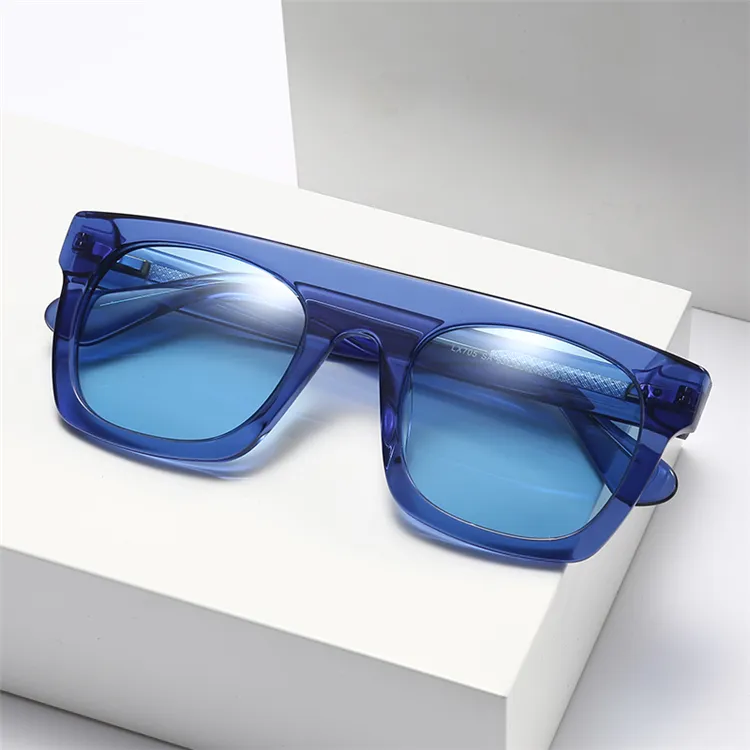 Factory Retro Square Polarized Luxury Sun Glasses Sunglasses for Men Women