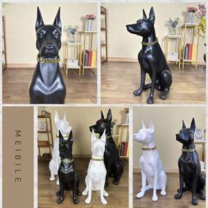 รูปปั้นโดเบอร์<span class=keywords><strong>แมน</strong></span>เหมือนจริง งานประติมากรรมเรซิ่นตกแต่งภายในโรงแรมหรู ของตกแต่งบ้าน งานฝีมือ รูปปั้นสุนัข<span class=keywords><strong>โด</strong></span><span class=keywords><strong>เบอร์</strong></span><span class=keywords><strong>แมน</strong></span>ขนาดเท่าตัวจริงสำหรับขาย - Product Image 3