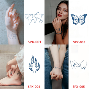 Realistic Cosmetic Long Lasting Water Transfer Body Temporary Sexy <strong>Fake</strong> Semi Permanent Jagua <strong>Tatoo</strong> 15 Days - Product Image 1