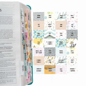 Etiquetas Adhesivas Fáciles de Leer para Libros, Índices de <span class=keywords><strong>la</strong></span> <span class=keywords><strong>Biblia</strong></span> con Instrucciones Laminadas - Product Image 1