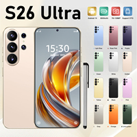 S26 Ultra Gesichtserkennung-Entsperrung 5G Smartphone 7,3-Zoll 16GB+1TB Deca-Core 108MP Kamera Android15 Mobiltelefone