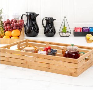 Plateau en bambou pour Dessert Plateaux de service Vietnam Fournisseur en gros Premium Restaurants et Hôtel Ustensiles de cuisine - Product Image 4