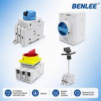 BENLEE IP65 Caja de Conexión Impermeable de 3/4 Polos, Interruptor Aislador, Desconectador, Control Industrial