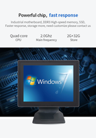Sistema Windows 10 11 Pantalla táctil Caja registradora Pos Mejor precio Equipo todo en uno Pos para restaurante