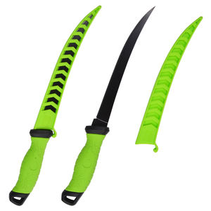 طقم سكاكين صيد السمك WPK-1867، سكاكين من الفولاذ المقاوم للصدأ بأحجام من 5 إلى 9 بوصات، 5 أحجام مختلفة لسكاكين تقطيع السمك والأسماك النيئة - Product Image 1