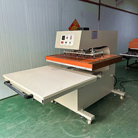 Presse à chaud grand format commerciale 100*120cm avec glissière automatique pour l'impression sur tissu