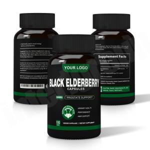 Cápsulas de extracto de saúco negro de grado alimenticio, suplementos de hierbas antioxidantes para adultos, no para adolescentes o mujeres embarazadas - Product Image 3