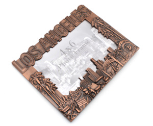 Cornice Fotografica in Metallo Personalizzata di <span class=keywords><strong>Los</strong></span> <span class=keywords><strong>Angeles</strong></span> Souvenir USA all'Ingrosso - Product Image 3