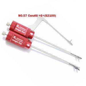 Haoshi Tools n. 57 <span class=keywords><strong>Cerutti</strong></span> + 6 +(S2100) 2 pz cassetta di sicurezza pinzetta apriscatole strumenti fabbro - Product Image 2