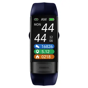 Skmei الرقمية ساعة ذكية ساعة معصم للماء Smartwatch درجة حرارة الجسم ثرمومتر يوضع على الجبين على المعصم