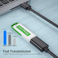 Câble d'extension USB 3.0 Eonline, mâle vers femelle, USB 3.0 2.0, cordon pour Smart TV PS4, transfert de données USB 5 Gbps, câble d'extension