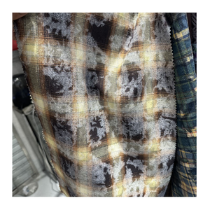 Cvc Yarn Dyed Flannel Fabric Hole Style Yarn Dyed Check Fabric Tie Die Cotton Yarn Dyed Plaid Fabric for <strong>Shirting</strong> - Product Image 4