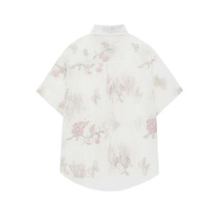 Camisa de Manga Corta para Hombre, de Alta Calidad, 100% Algodón, con Bordado Personalizado, Ecológica, de Secado Rápido y Transpirable, con Botones, al por Mayor - Product Image 1