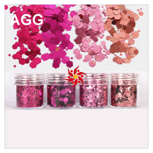 AGG-confeti de purpurina para decoración de cosméticos, multicolor - Product Image 1