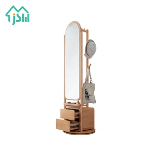 Appendiabiti portatile in legno con <span class=keywords><strong>Design</strong></span> moderno a specchio - Product Image 6