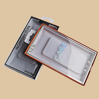 Boîte d'emballage universelle en carton avec couvercle transparent pour téléphone portable