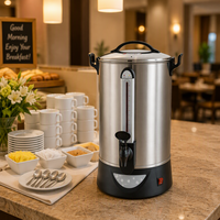 Chauffe-eau électrique professionnel en acier inoxydable 30L pour la restauration, distributeur rapide de chaleur