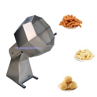 Machine à assaisonnement pour en-cas en acier inoxydable, machine à mélanger et à enrober les chips de maïs soufflé, les chips de pommes de terre, les noix de cajou, les cacahuètes
