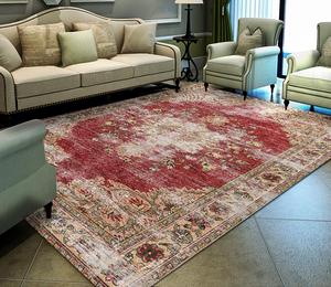Vente chaude Machine Lavable <span class=keywords><strong>Tapis</strong></span> Vintage Persan Imprimé Pliable <span class=keywords><strong>Tapis</strong></span> pour Salon Chambre - Product Image 4