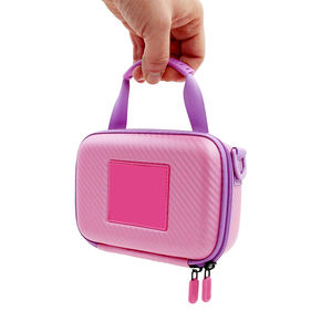 Étui photo rose mains libres mignon pour appareil photo VTech <span class=keywords><strong>KidiZoom</strong></span> étui de protection pour appareil photo avec bandoulière-étui uniquement - Product Image 3