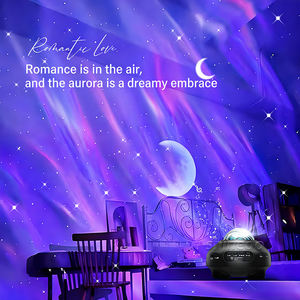 โปรเจคเตอร์ท้องฟ้าจำลองในร่ม ลำโพงเพลง <span class=keywords><strong>รีโมท</strong></span>คอนโทรล ไฟกลางคืนแบบเสียบ USB ของตกแต่งห้องนอนเด็ก โปรเจคเตอร์ LED ฉายภาพเนบิวลาและกาแล็กซี่ - Product Image 3