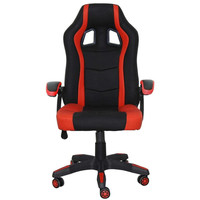 ALINUNU Vente en gros Chaise de direction de style course Chaise de bureau ergonomique en cuir artificiel pour joueurs PC convertible Bureau tournant